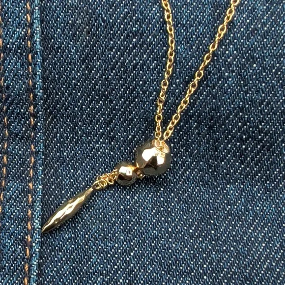 Gorjana Laguna Elegant Gold Beaded Adjustable Bracelet - Picture 3 of 3